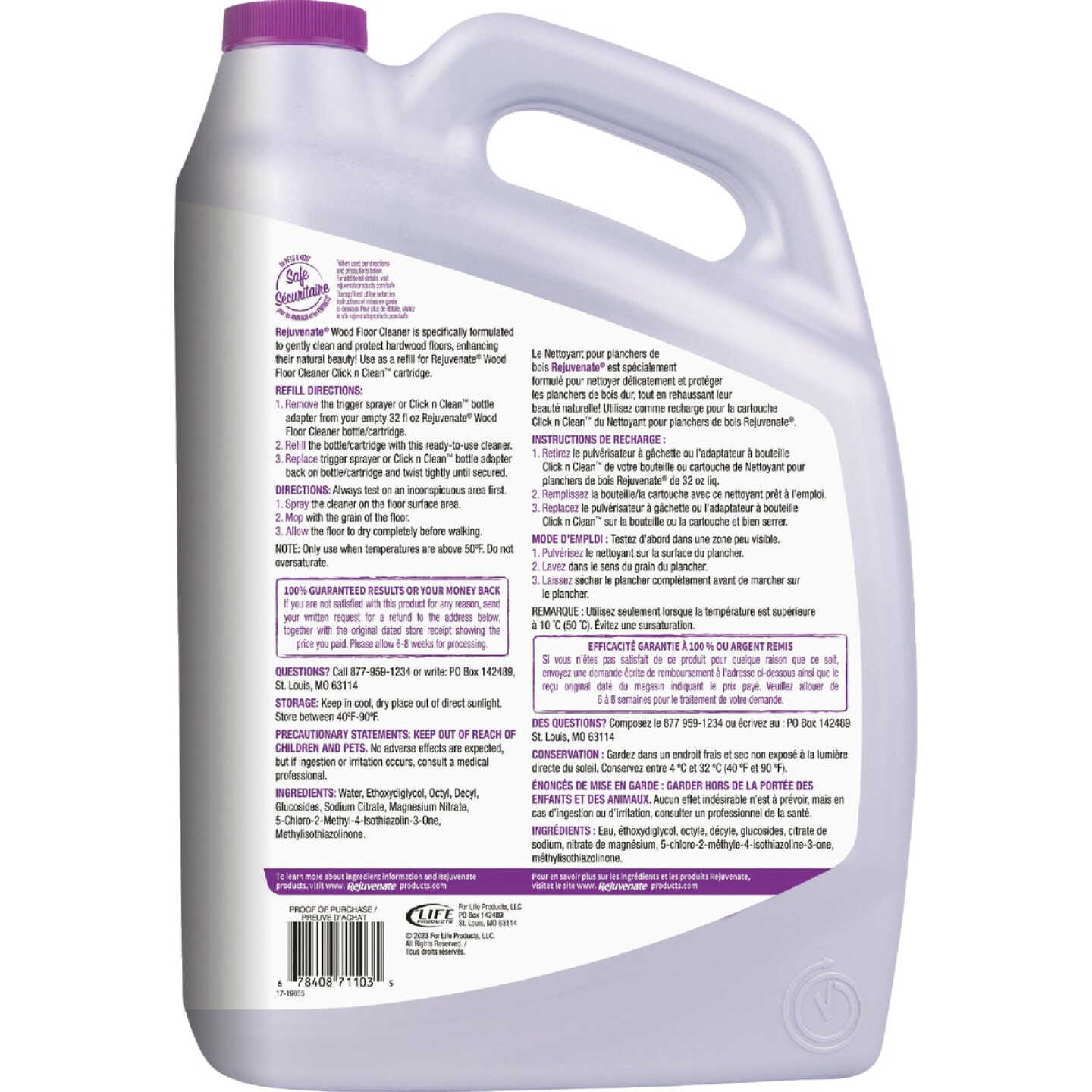 Rejuvenate 128 Oz. Wood Floor Cleaner Refill Image 3