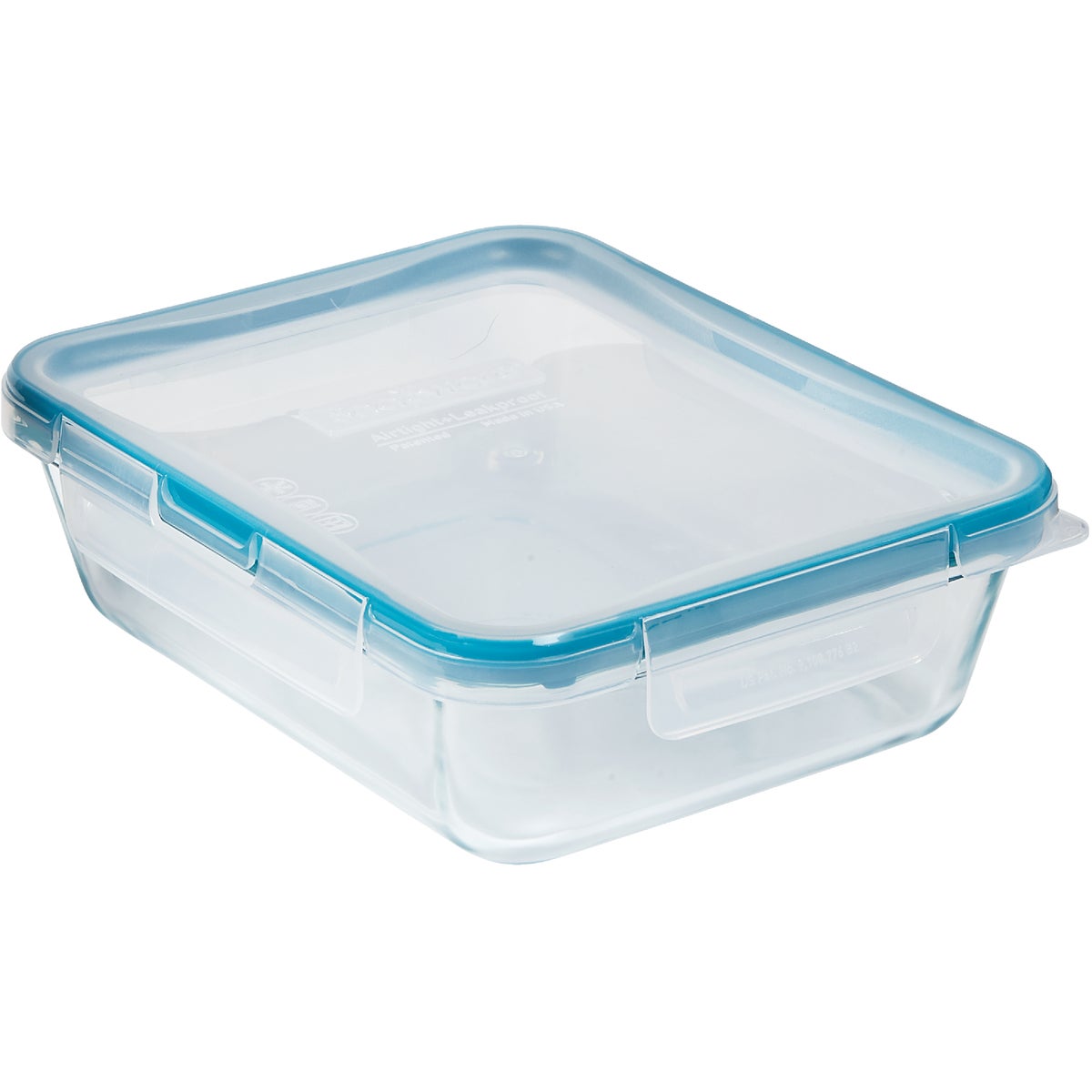 Snapware Total Solution 6-Cup Rectangle Pyrex Glass Storage Container with Lid Image 1