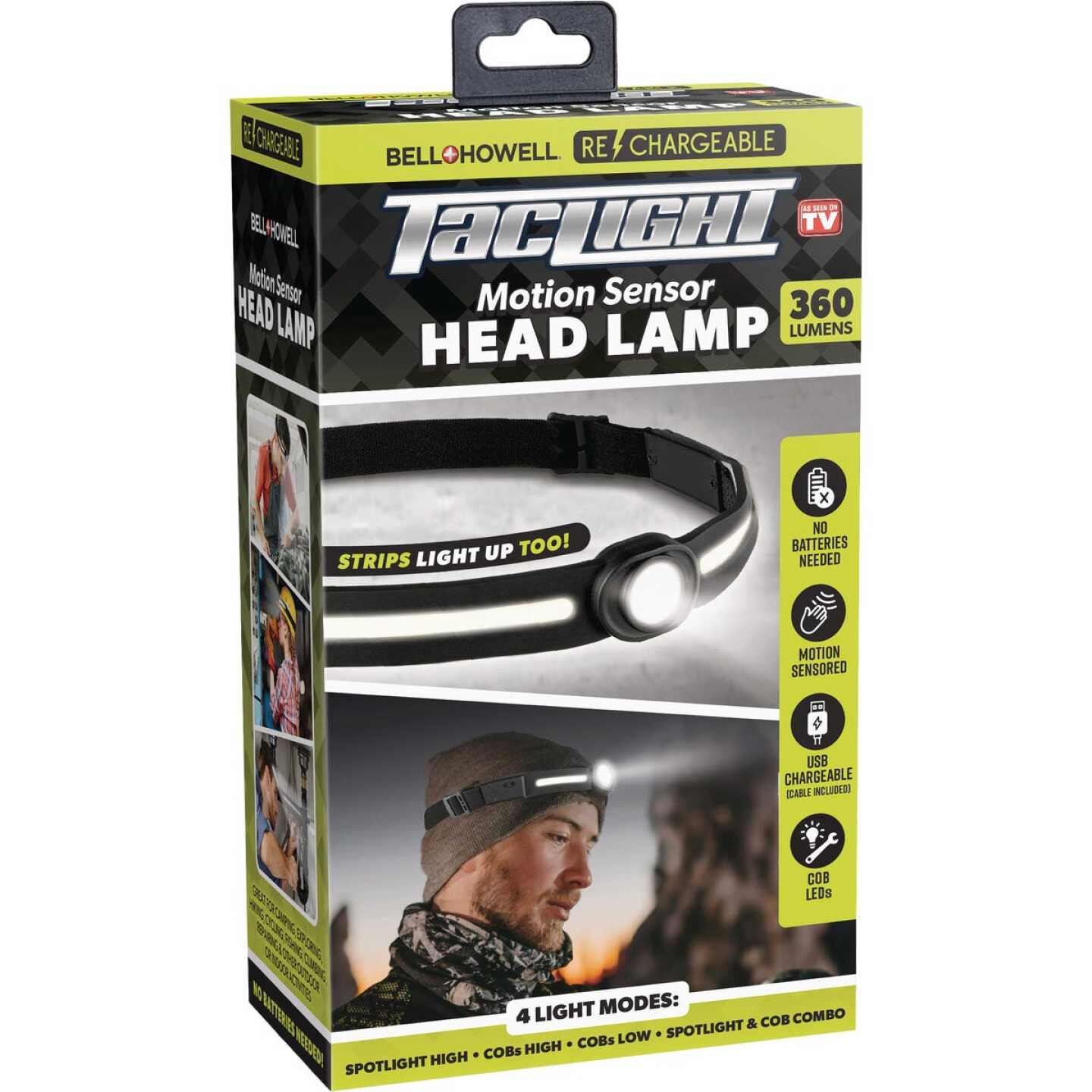 Bell+Howell TacLight Motion Sensor Head Lamp Image 1
