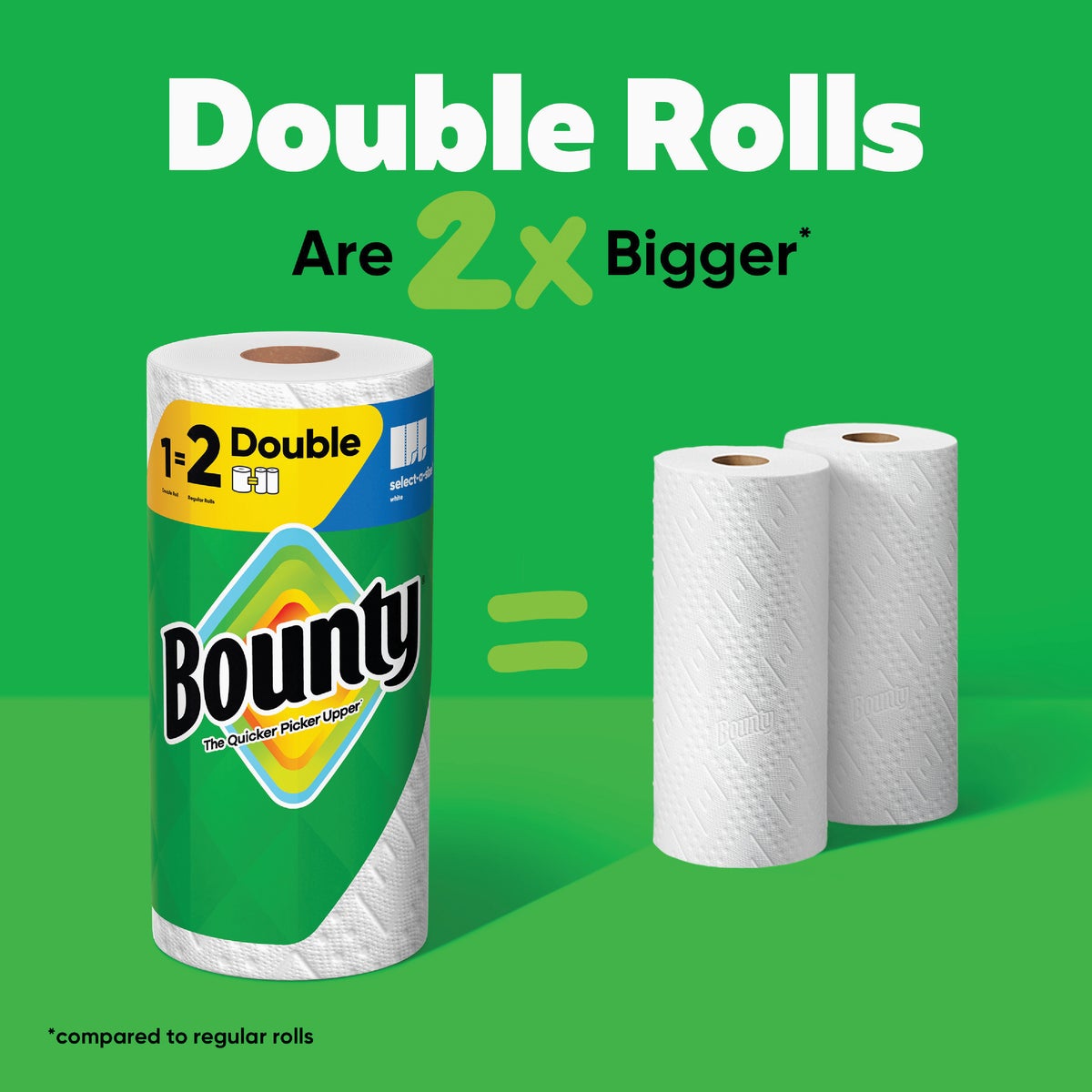 Bounty Select-A-Size Paper Towels, 1 Double Roll Image 2