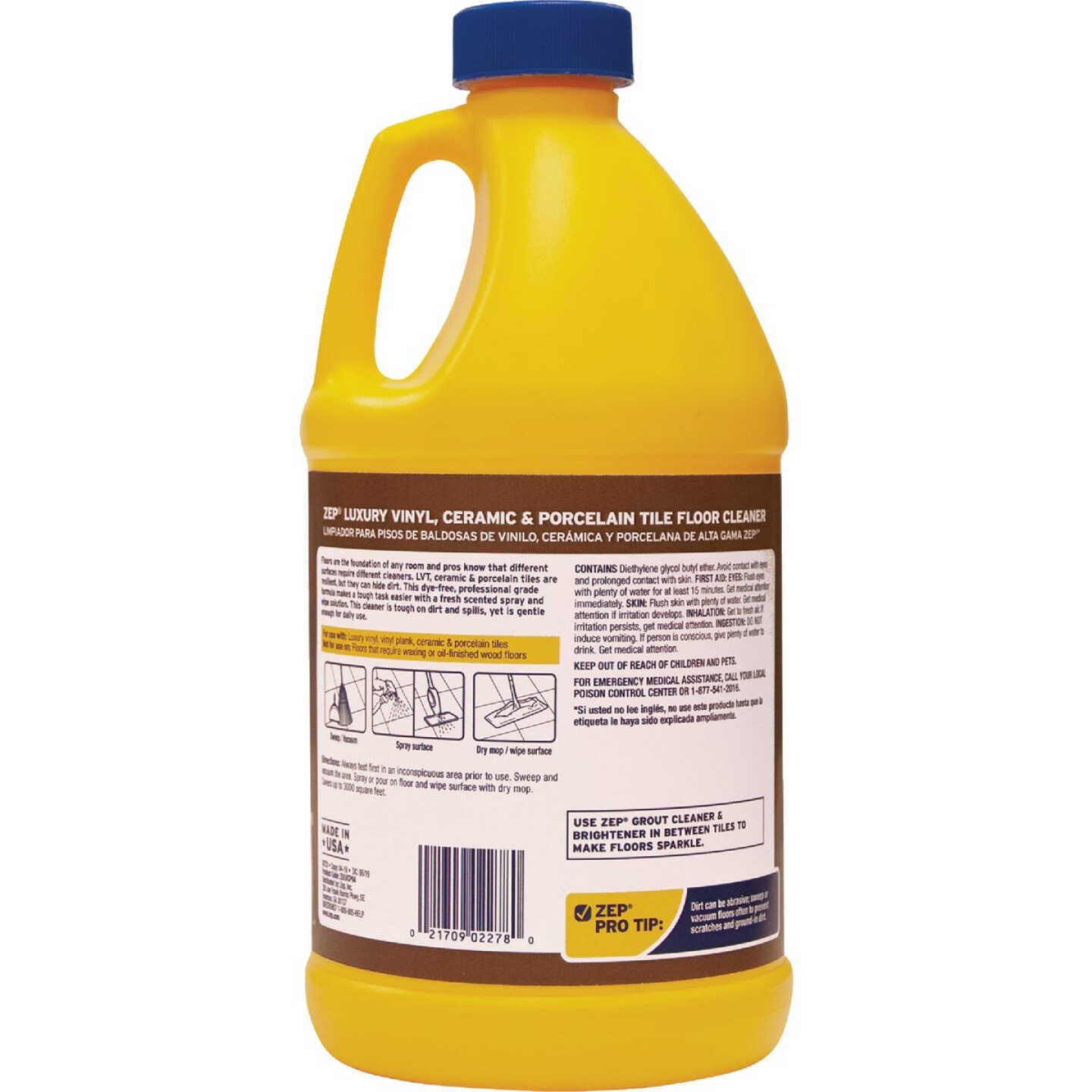 Zep 64 Oz. Luxury Vinyl Ceramic & Porcelain Tile Floor Cleaner Image 2