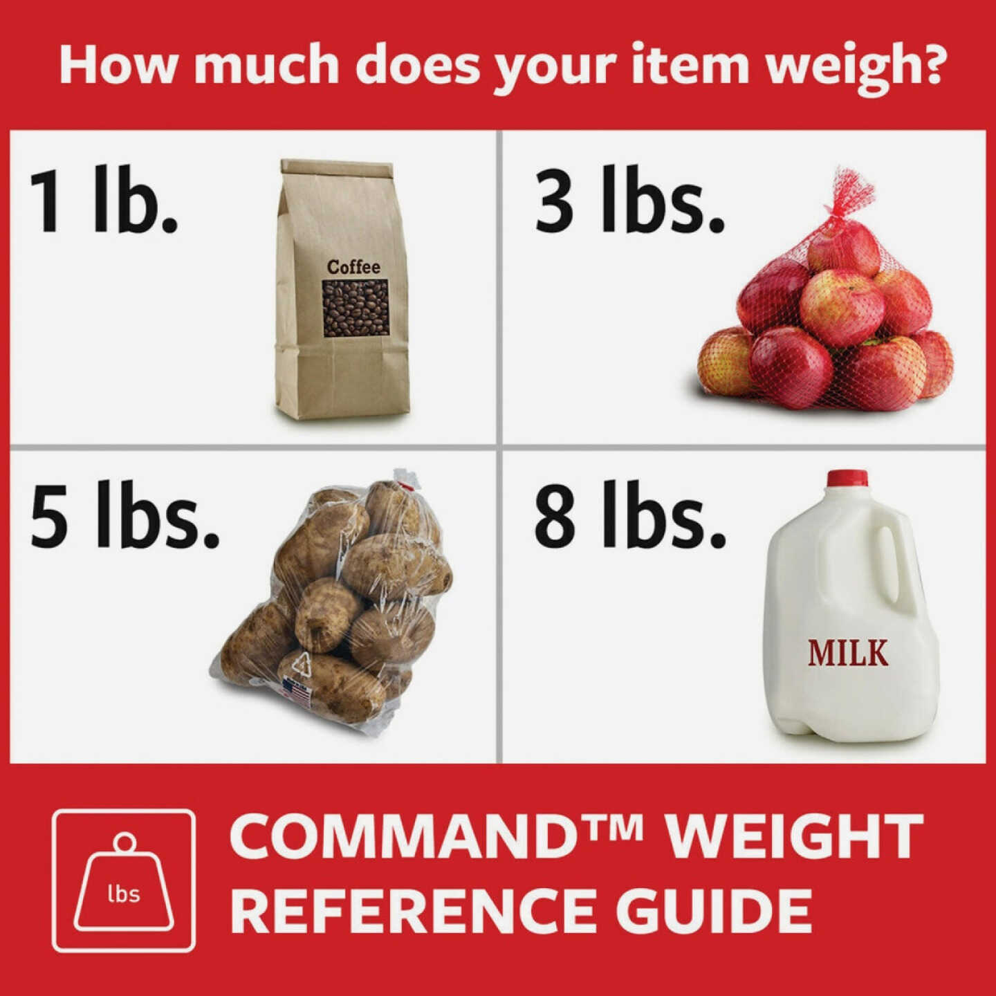 Command Large Utility Hook, White, 1 Hook, 2 Strips Image 3