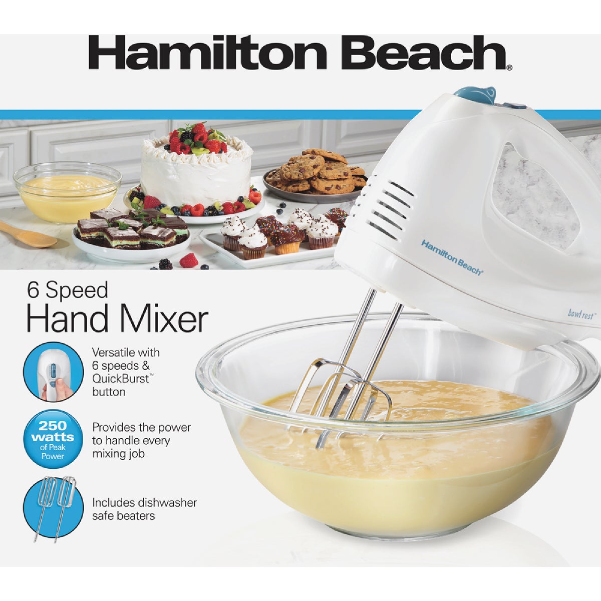 Hamilton Beach 6-Speed Hand Mixer Image 7