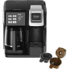 Hamilton Beach FlexBrew Trio 12 Cup Black Coffee Maker Image 1
