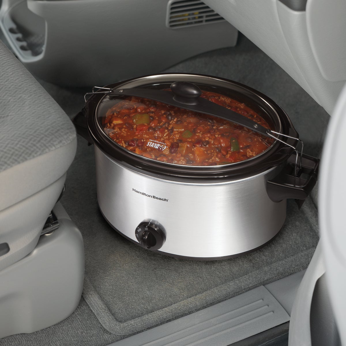 Hamilton Beach Stay or Go 6 Qt. Stainless Steel Slow Cooker Image 2