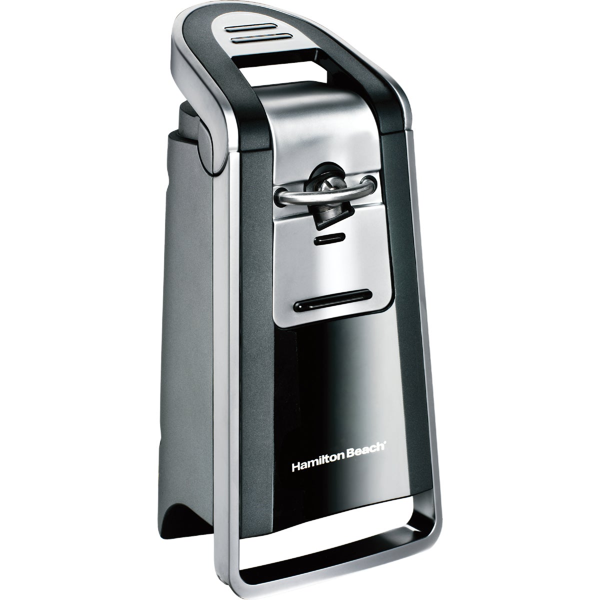 Hamilton Beach Smooth Touch Chrome Electric Can Opener with Easy-Touch Opening Lever