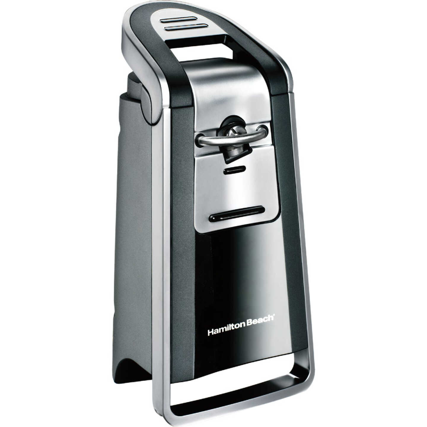 Hamilton Beach Smooth Touch Chrome Electric Can Opener with Easy-Touch Opening Lever Image 1