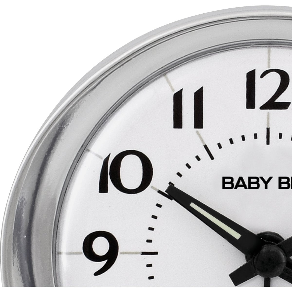 Westclox Baby Ben Silver Classic Style Battery Operated Alarm Clock Image 4