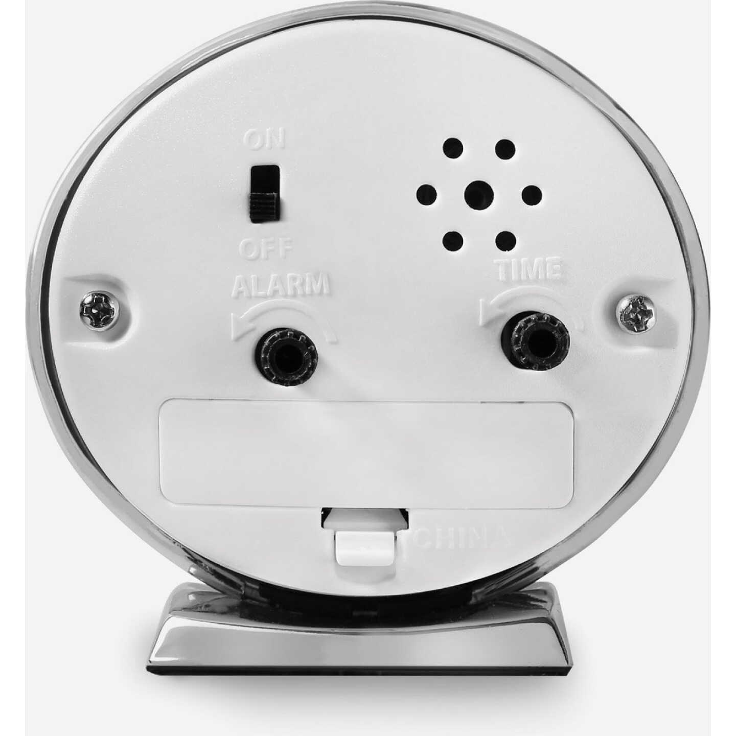 Westclox Baby Ben Silver Classic Style Battery Operated Alarm Clock Image 2