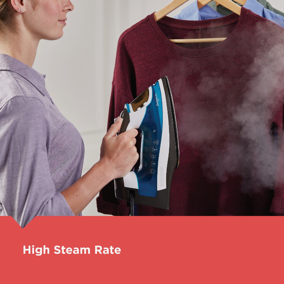 Black & Decker Evensteam Cord Reel Iron Image 5