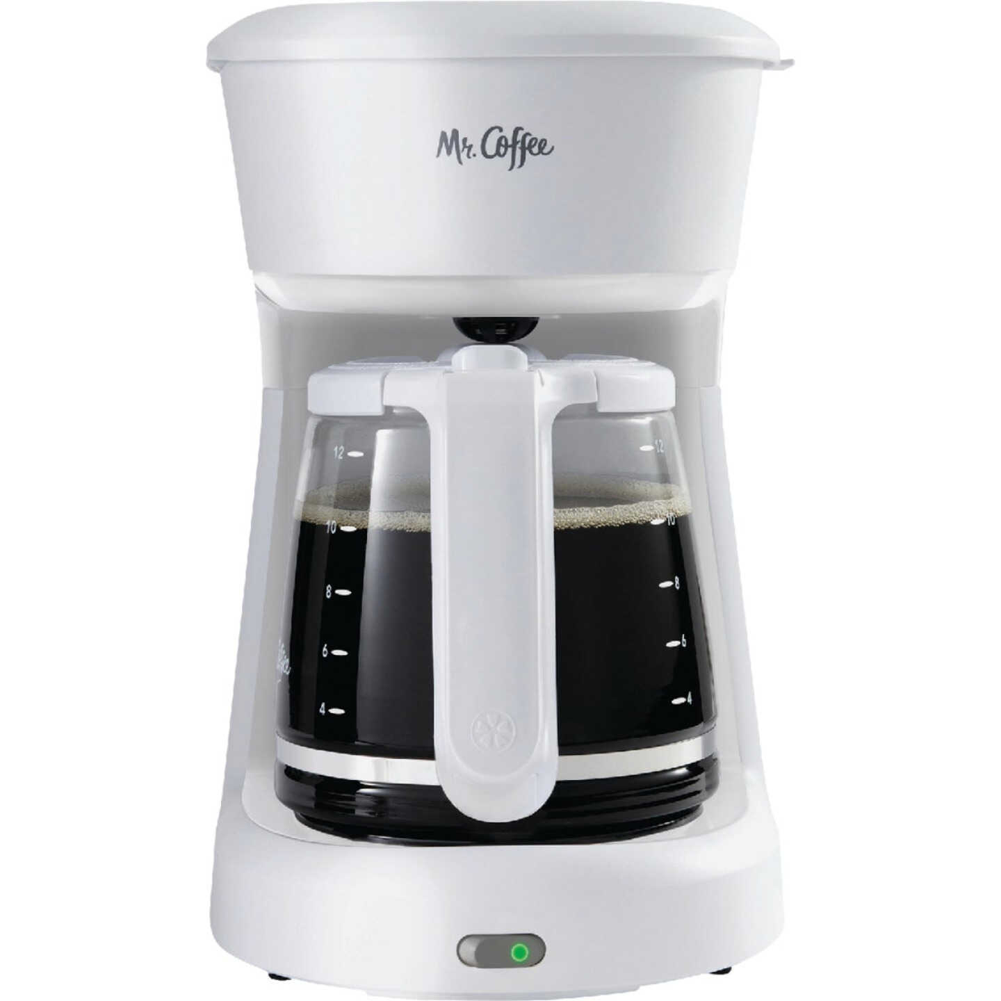Mr Coffee 12 Cup Switch White Coffee Maker Image 1