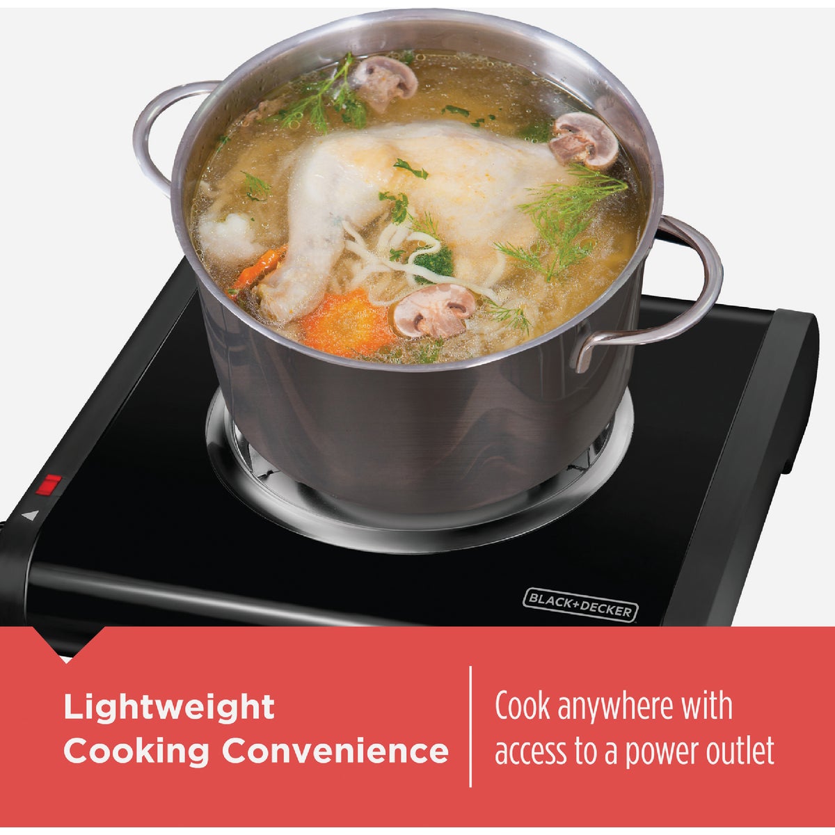 Black & Decker Single Coiled Burner Range Image 3