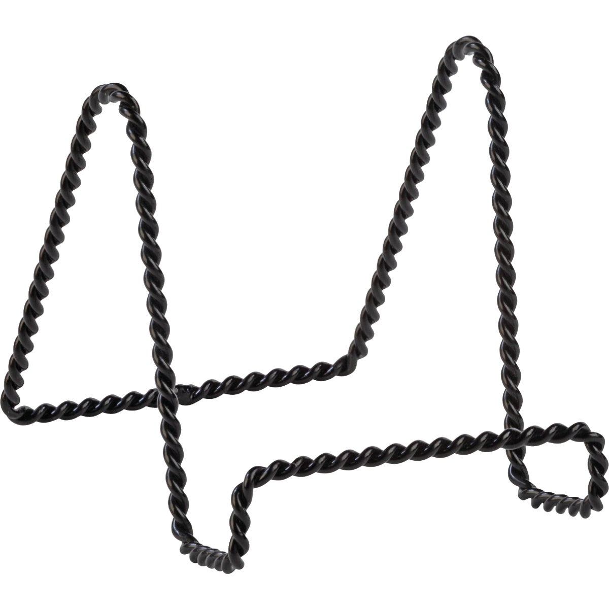 Tripar 4 In. Black Twisted Wire Plate Stand