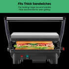 Chefman Electric Panini Press Grill and Gourmet Sandwich Maker (2 Slice) Image 6