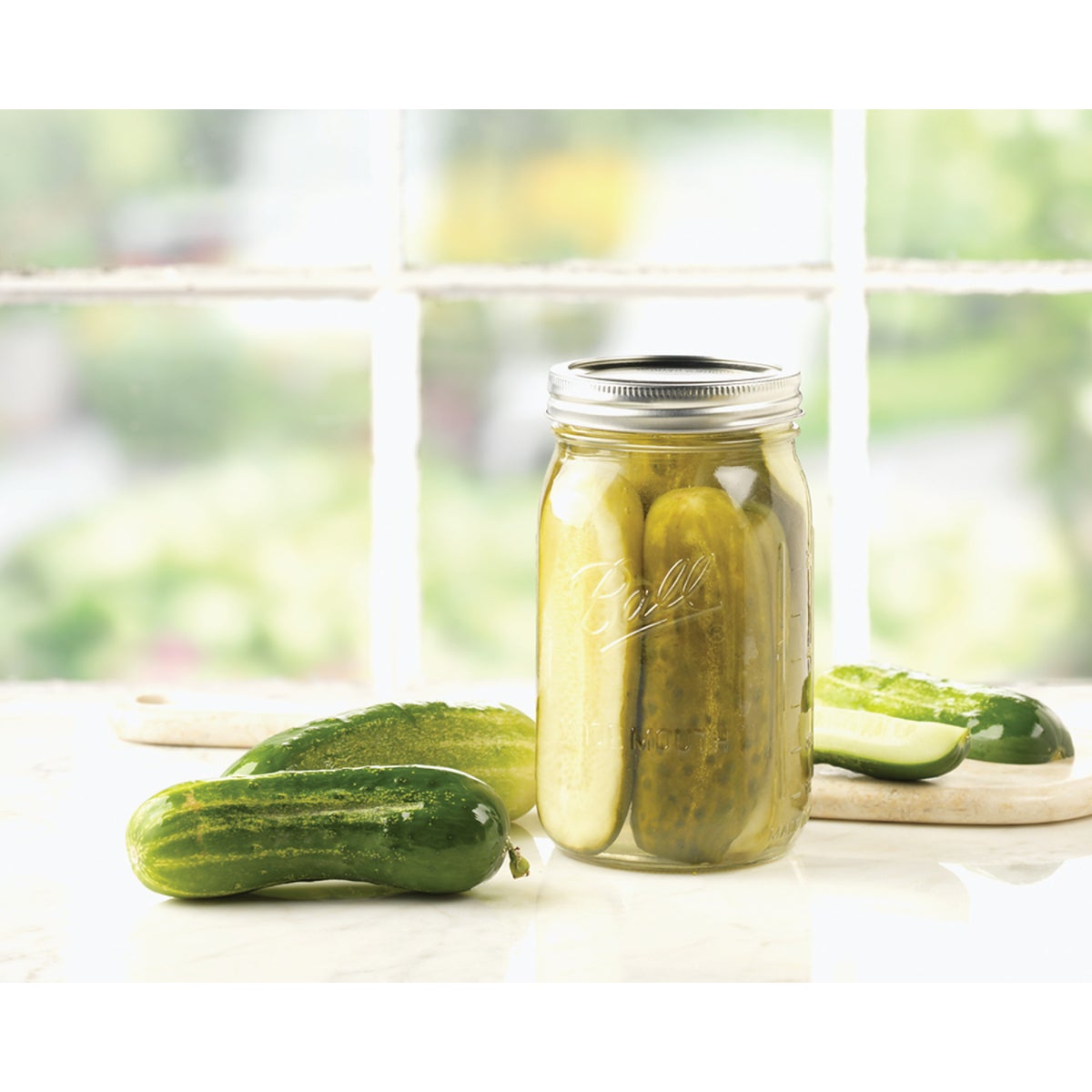 Ball 1 Quart Wide Mouth Mason Canning Jar (12-Count) Image 4