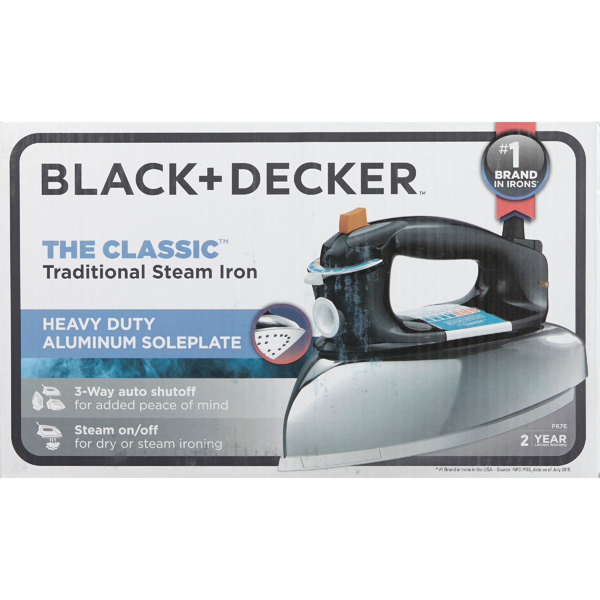 Black & Decker Classic Steam Iron Image 6