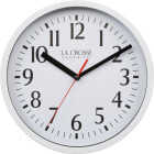La Crosse Technology 8 In. White Basics Analog Wall Clock Image 1