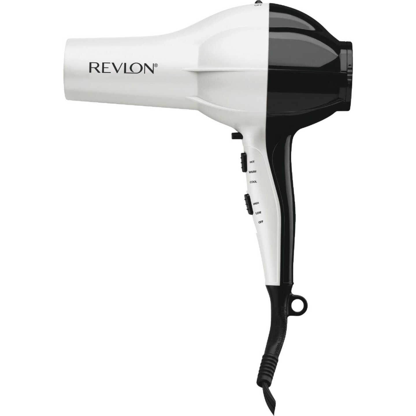Revlon 1875W White/Black Shine Booster Hair Dryer Image 1