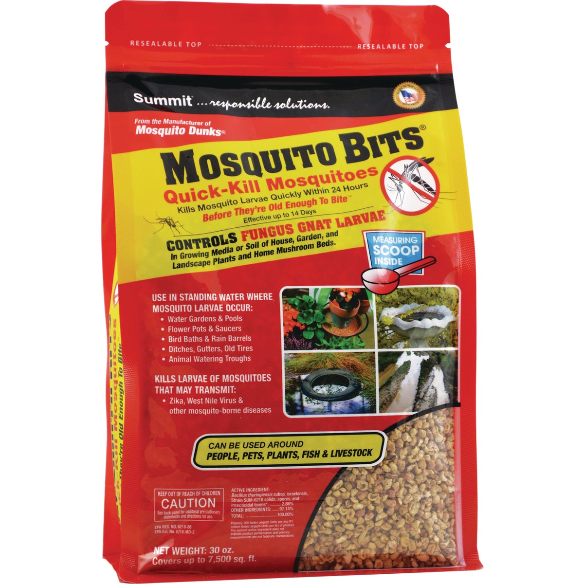 Mosquito Bits 30 oz. Ready To Use Granules Mosquito Killer Image 1
