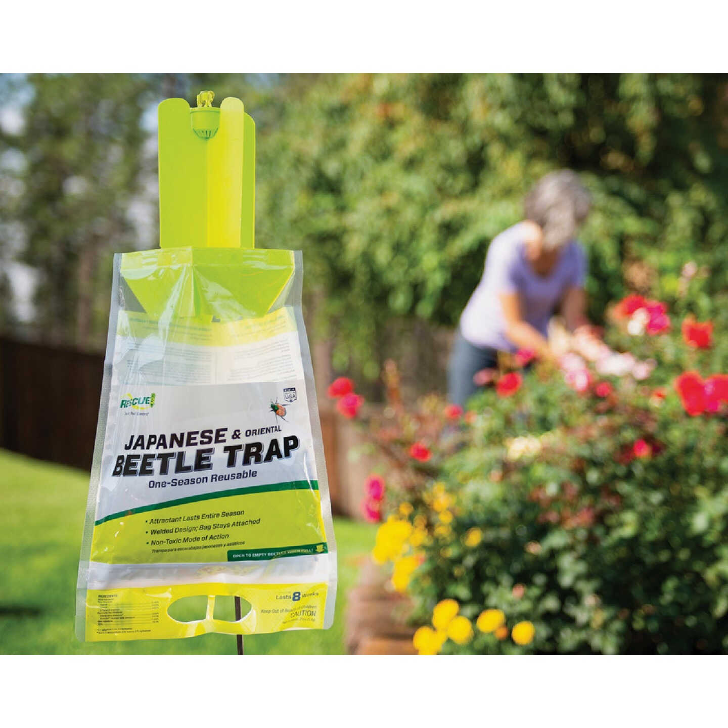 Rescue Reusable Outdoor Oriental & Japanese Beetle Trap Image 2