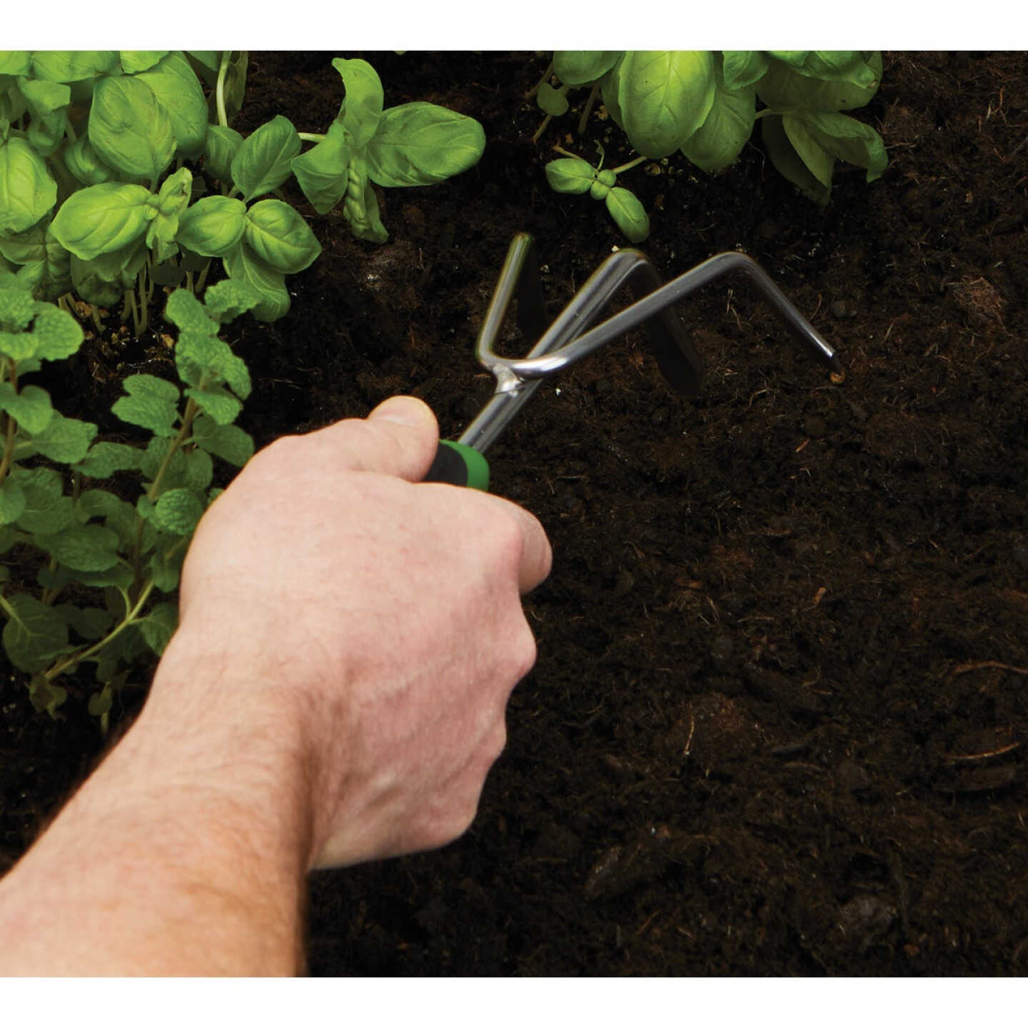 Best Garden 12 In. Chrome-Plated Hand Cultivator Image 3