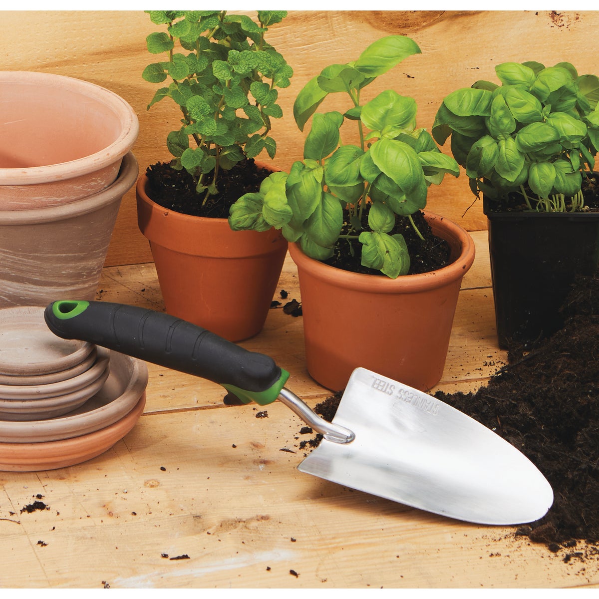 Best Garden 12 In. Steel Hand Garden Trowel Image 2