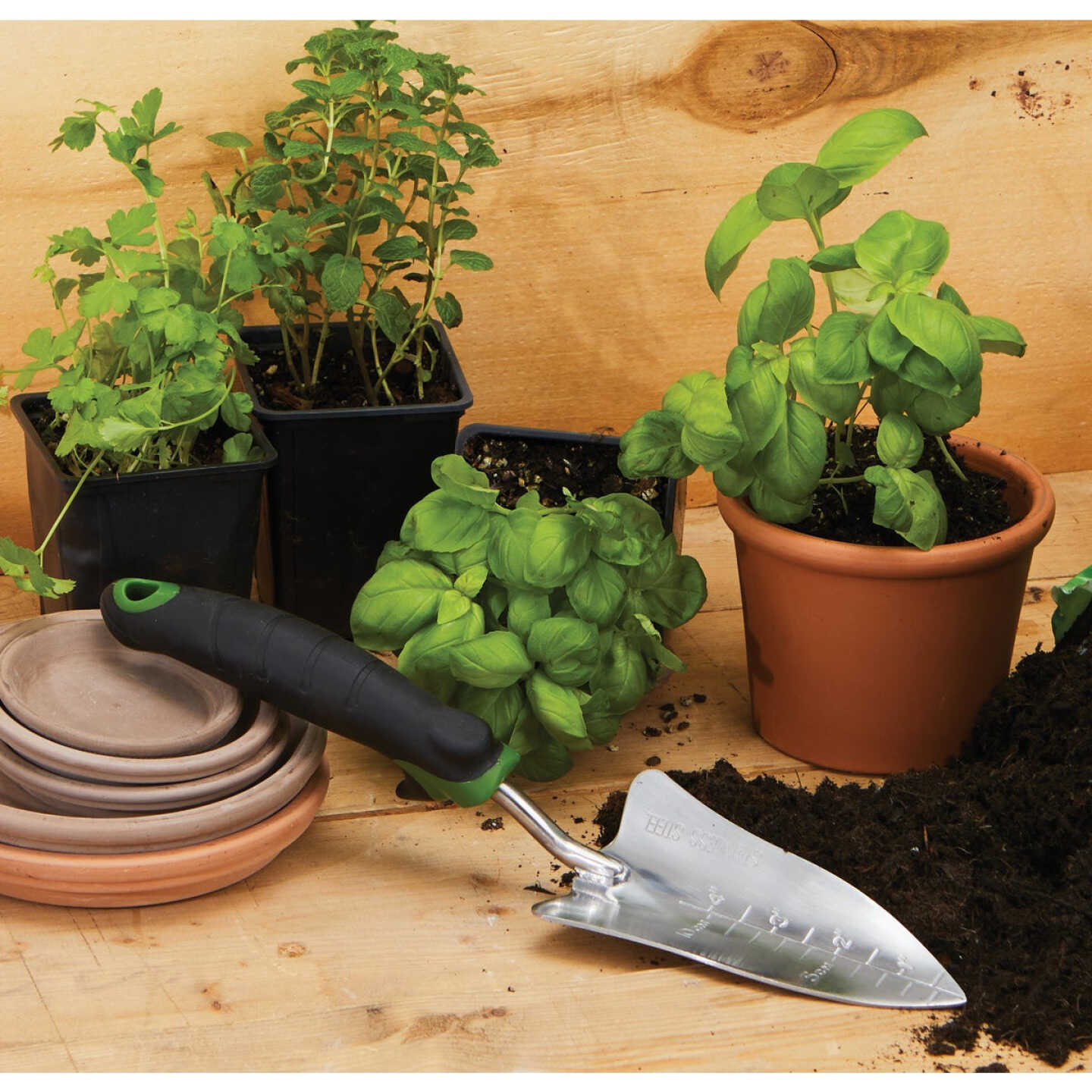 Best Garden 12 In. Steel Hand Transplanter Image 4