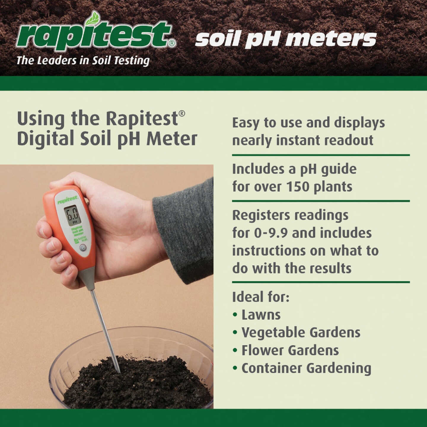 Rapitest Digital Soil Tester Image 5