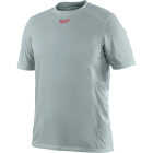 Milwaukee Workskin Medium Gray Short Sleeve Men's Lightweight Performance Shirt Image 1