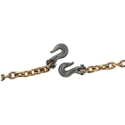 Campbell 5/16 In. 20 Ft. Yellow Chromate Finished Steel Coil Chain Image 1