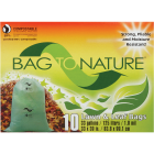Bag To Nature 33 Gal. Green Compostable Houston Approved Lawn & Leaf Bag (10-Count) Image 1