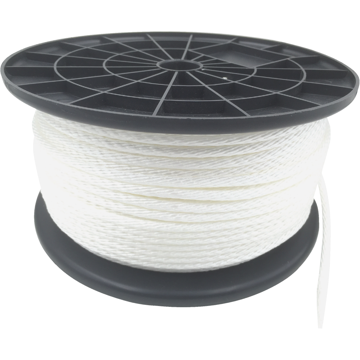 Do it Best 5/16 In. x 350 Ft. White Braided Nylon Rope Image 1