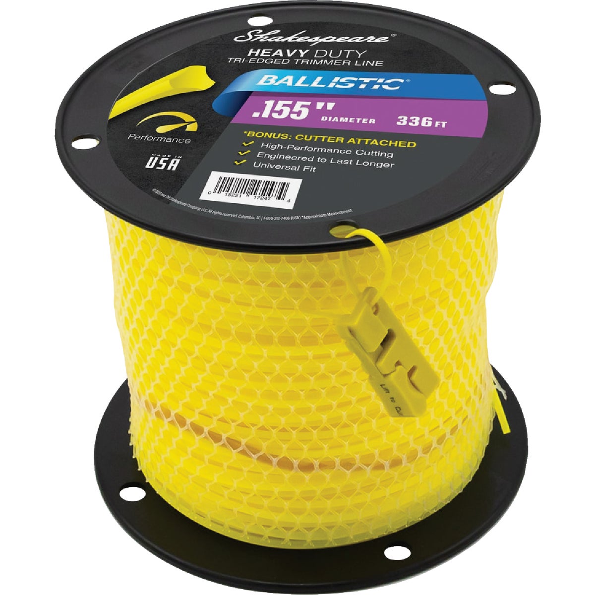 Shakespeare Ballistic .155" 3lb spool Image 1
