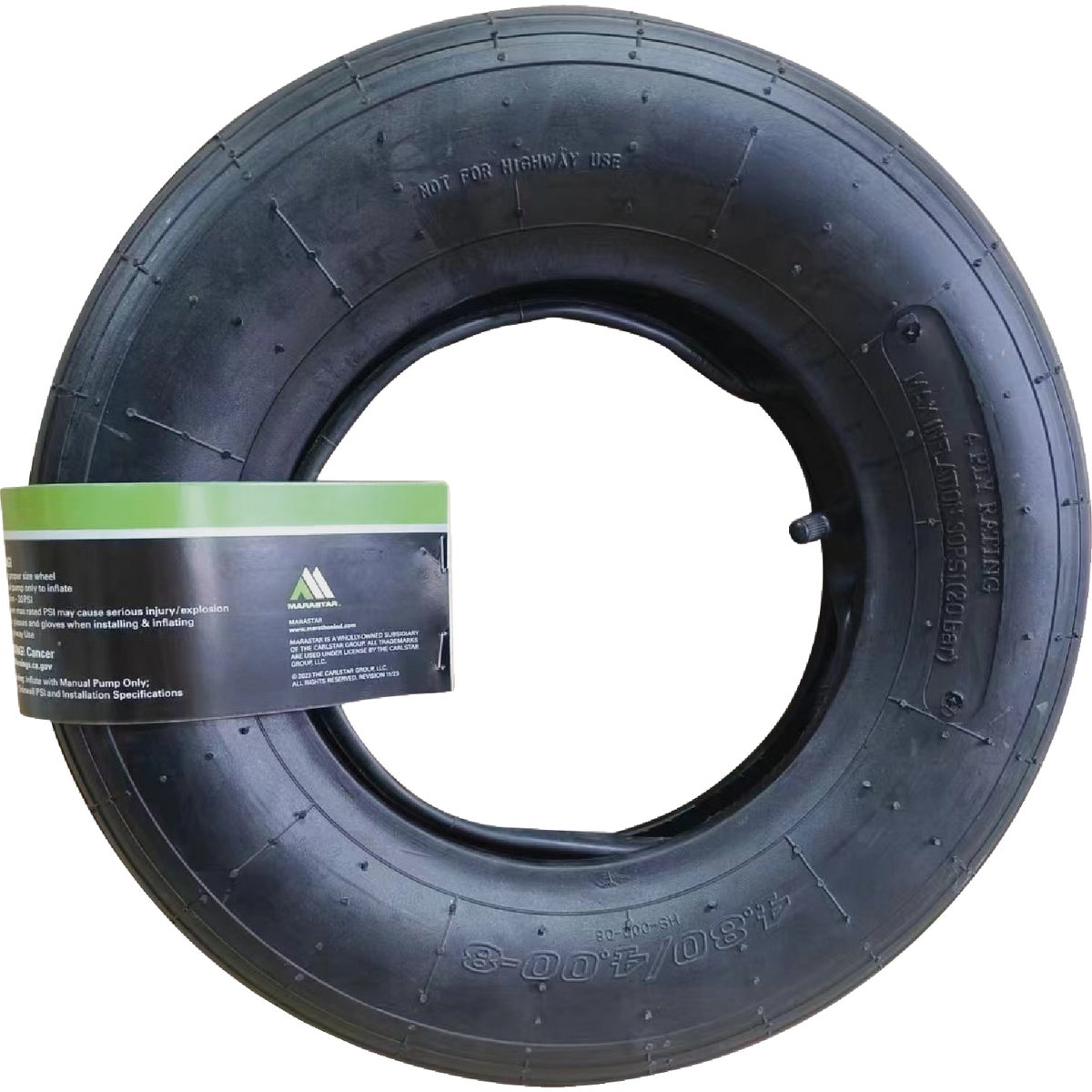 Marathon 4.80/4.00 - 8 In. Replacement Tire & Tube Image 2