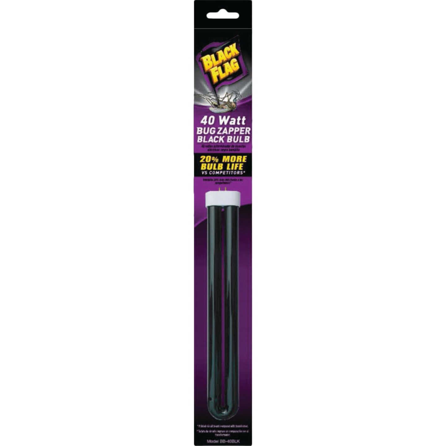 Black Flag 40W Black Light Bug Zapper Replacement Bulb Image 1