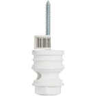 Dare Screw-On White Polyethylene Hex Head Electric Fence Insulator Image 3