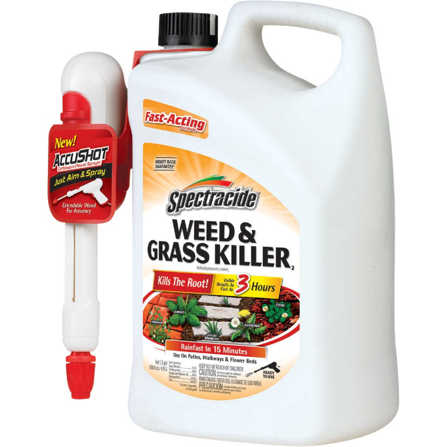 Spectracide 1.33 Gal. Ready To Use Battery-Powered Wand Sprayer Weed & Grass Killer Image 1