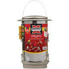 Squirrel X1 Tan Plastic 4.2 Lb. Capacity Elliptical Tube Bird Feeder Image 3