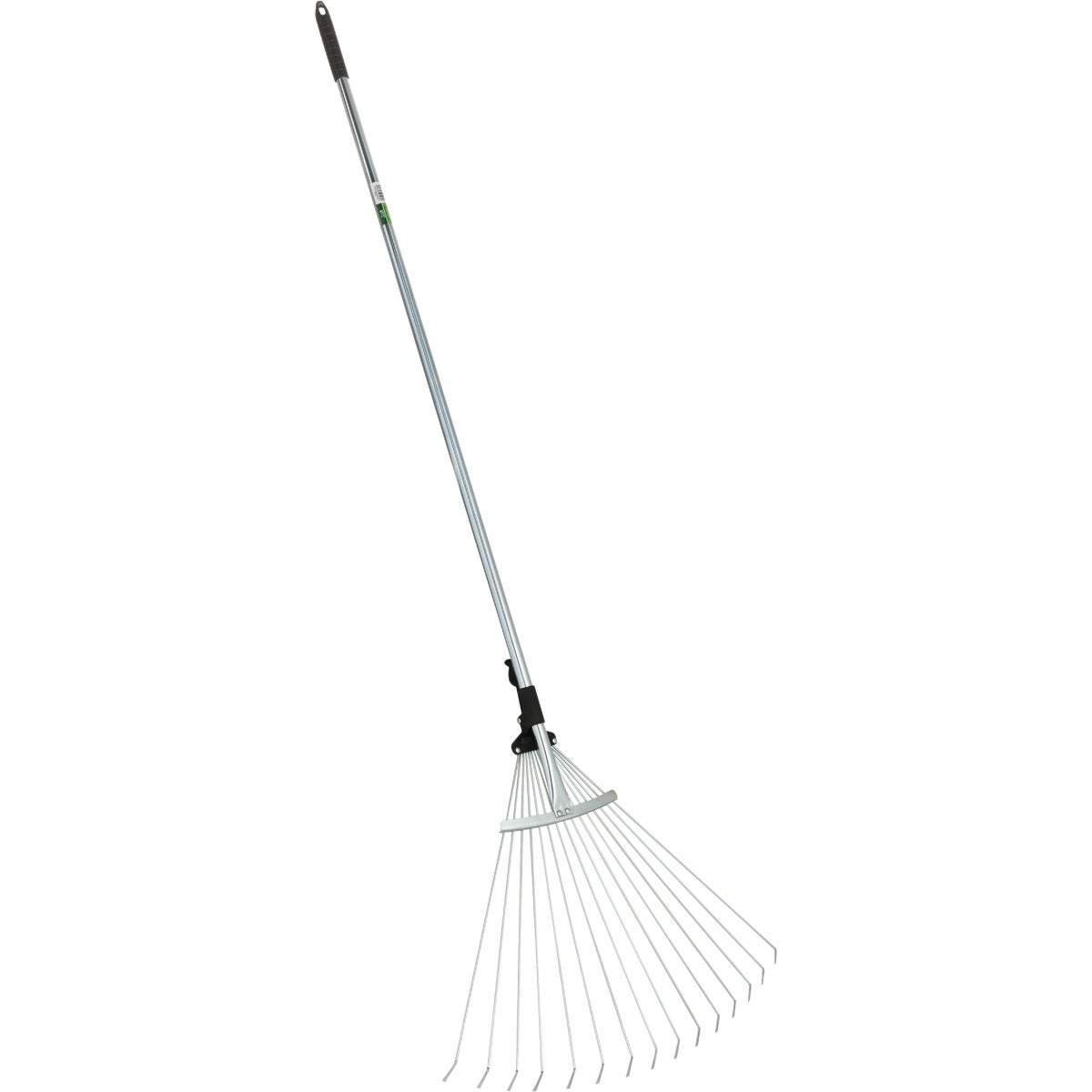 Best Garden 25 In. Adjustable Steel Leaf Rake with 48 In. Steel Handle (15-Tine) Image 3