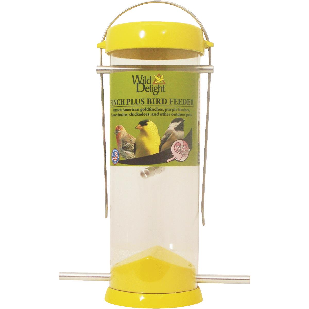 8" YELLOW FINCH FEEDER