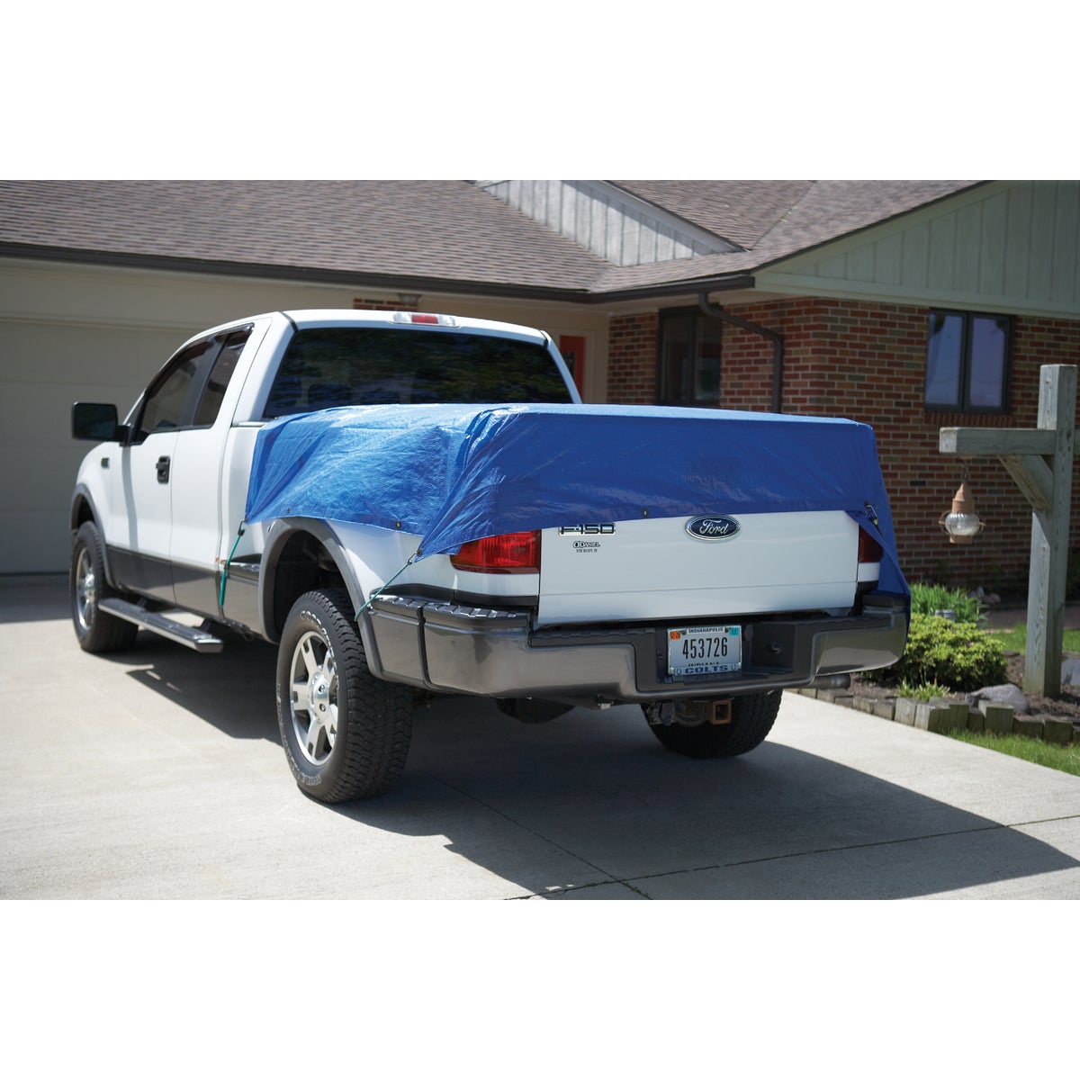 Do it Best Blue Woven 8 Ft. x 10 Ft. Medium Duty Poly Tarp Image 3