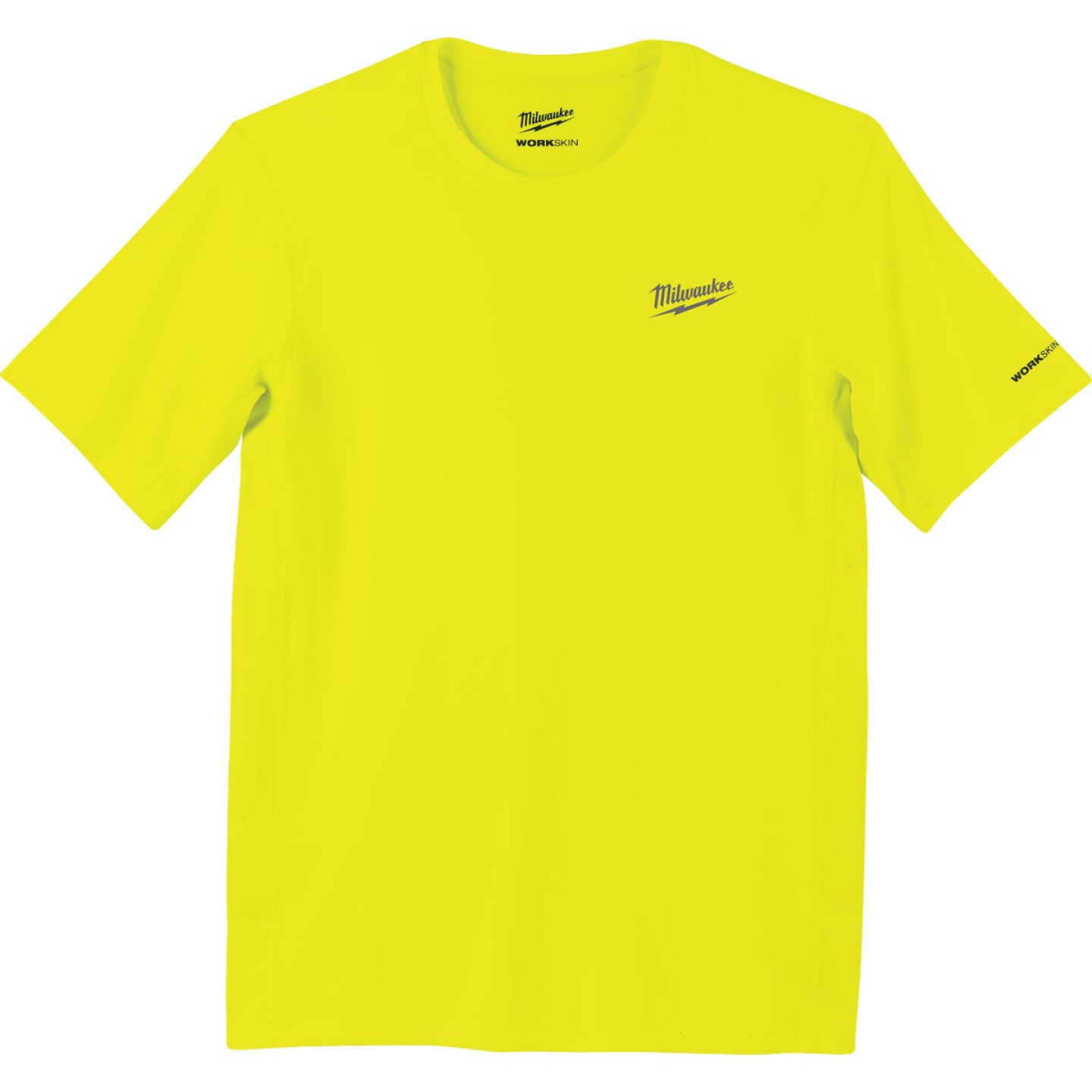 Milwaukee Workskin XL High Visibility Short Sleeve Men's Lightweight Performance Shirt Image 2