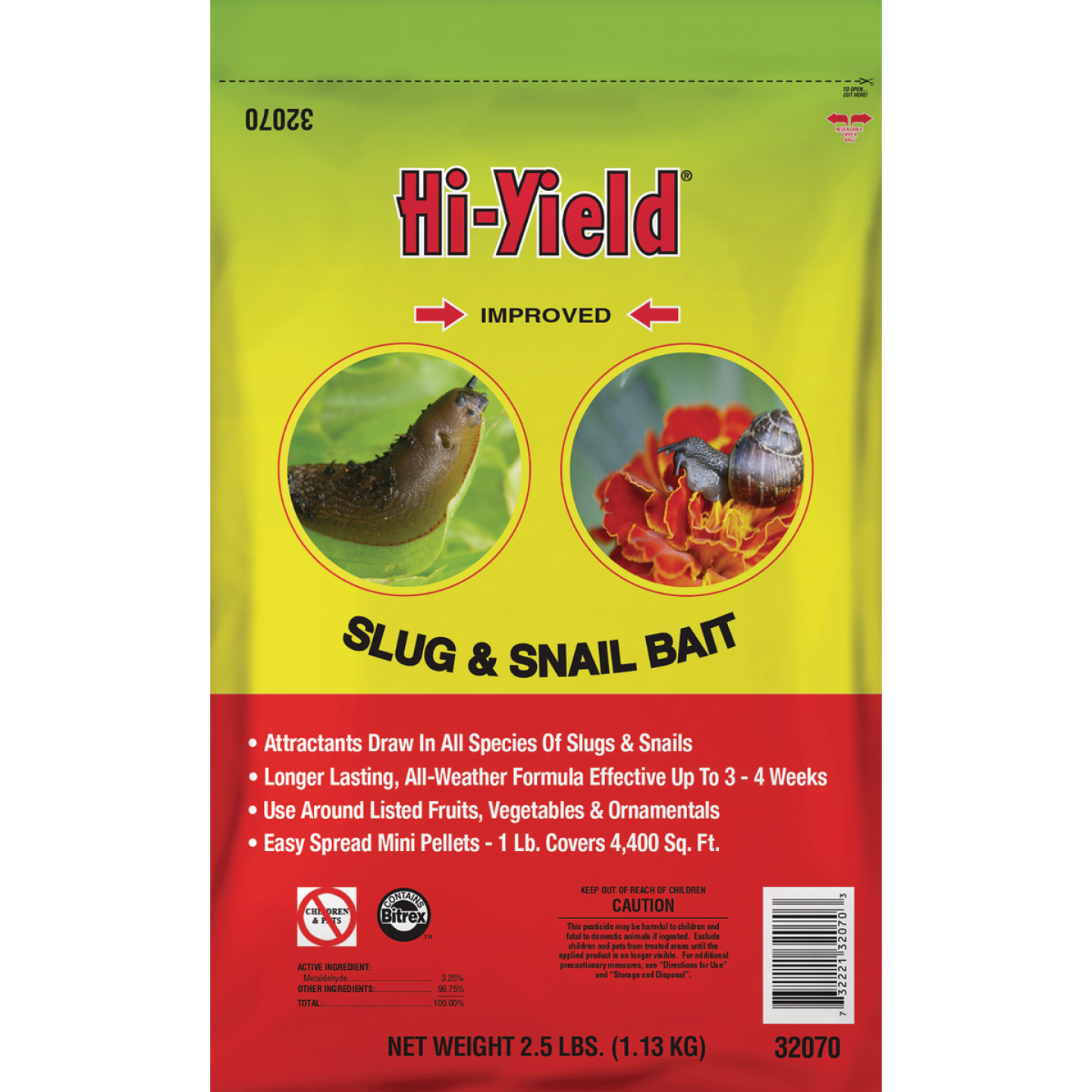 Hi-Yield 2-1/2 Lb. Ready To Use Pellets Slug & Snail Killer Image 1