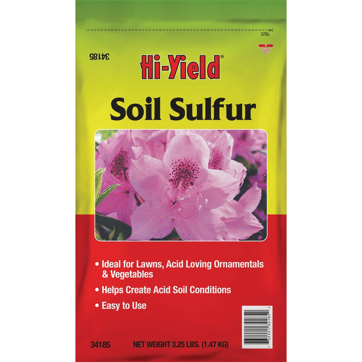 Hi-Yield 3.25 Lb. 300 Ft. Coverage Soil Sulfur