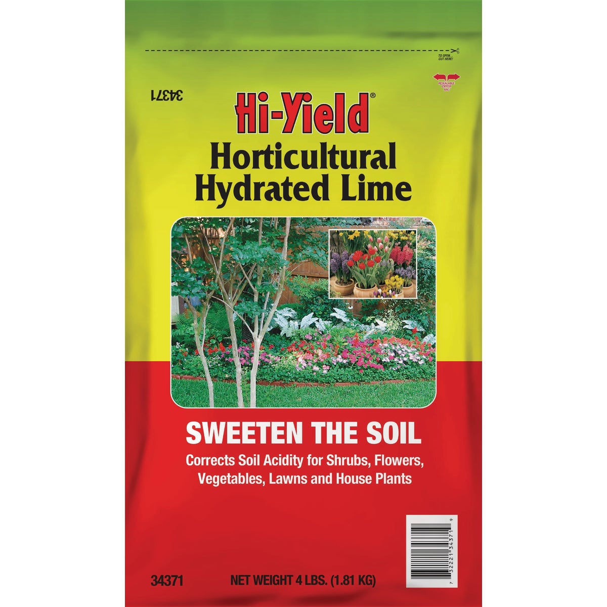 Hi-Yield 4 Lb. 120 Sq. Ft. Coverage Horticultural Hydrated Lime