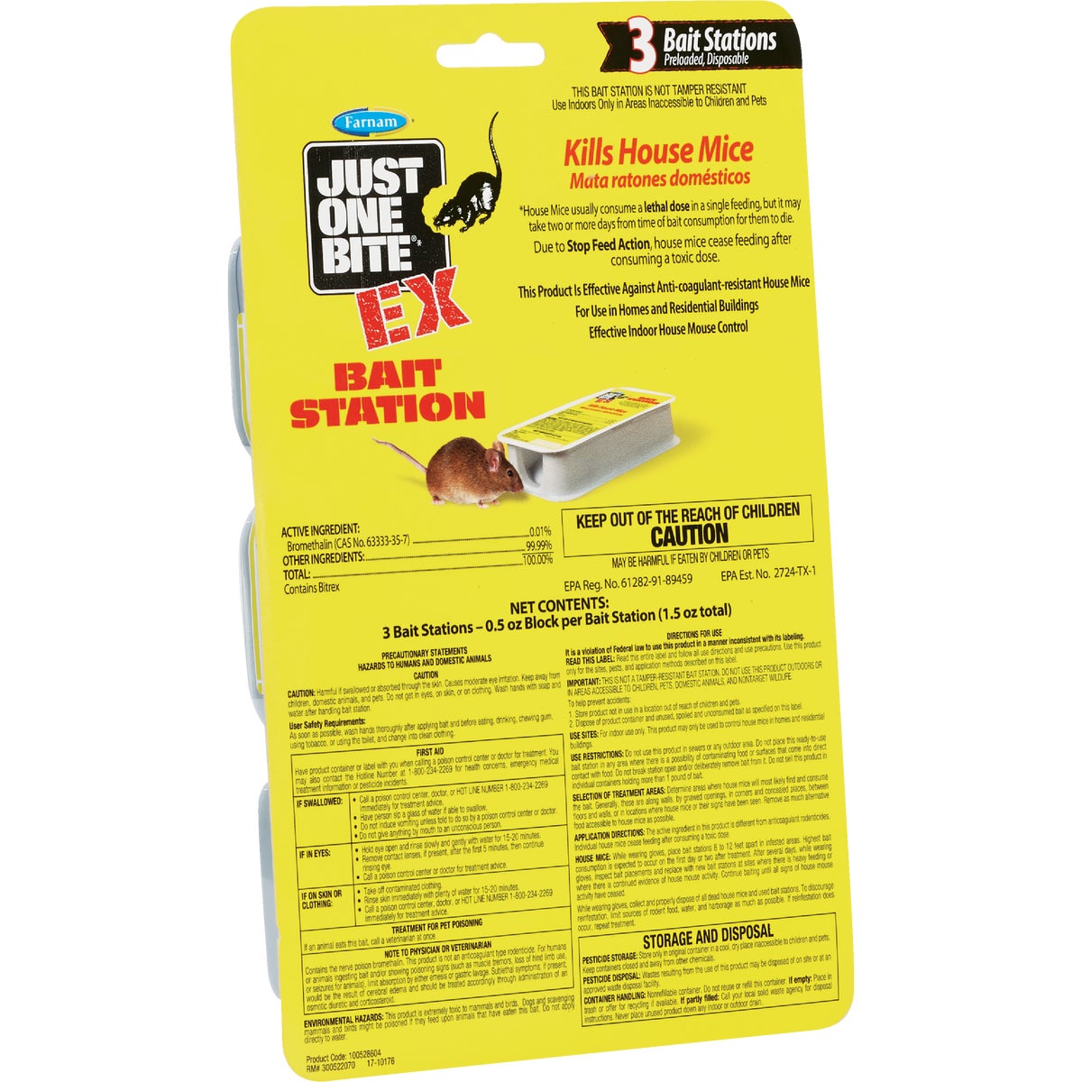 Just One Bite Disposable Mouse Bait Station (3-Pack) Image 4