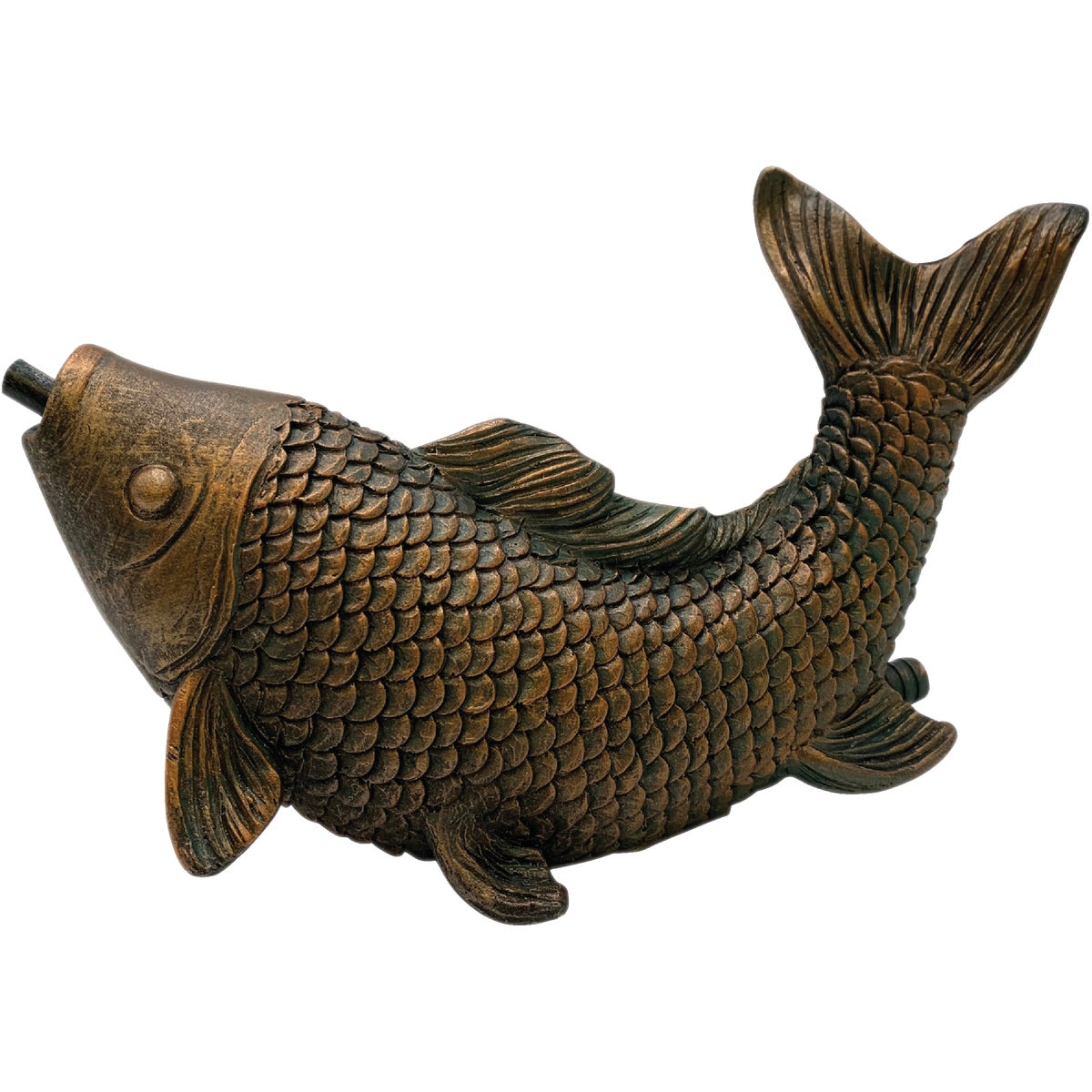 PondMaster 3.6 In. W. x 5.6 In. H. x 9 In. L. Resin Fountain Fish Spitter