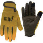 Mud Women's Medium/Large Synthetic Leather Saffron Garden Glove Image 1