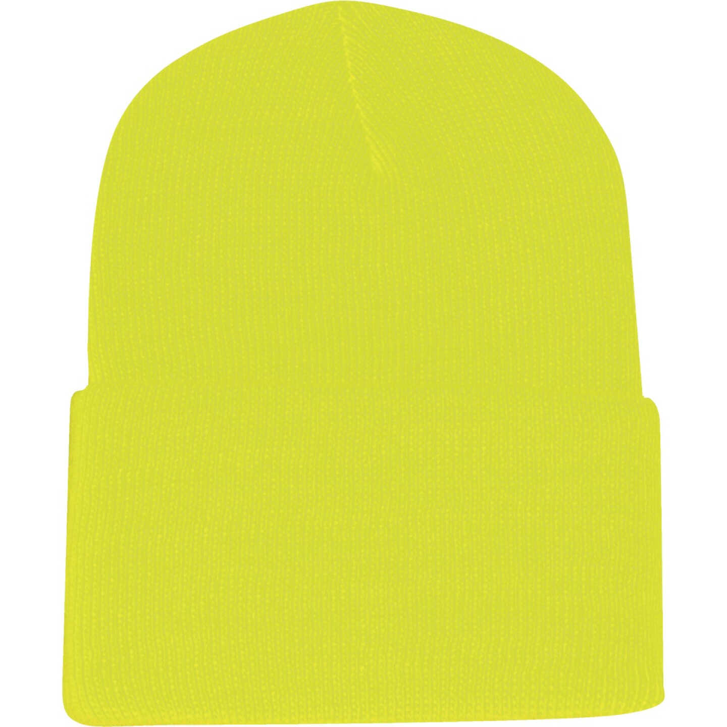 Outdoor Cap Neon Yellow Cuffed Sock Cap Image 1