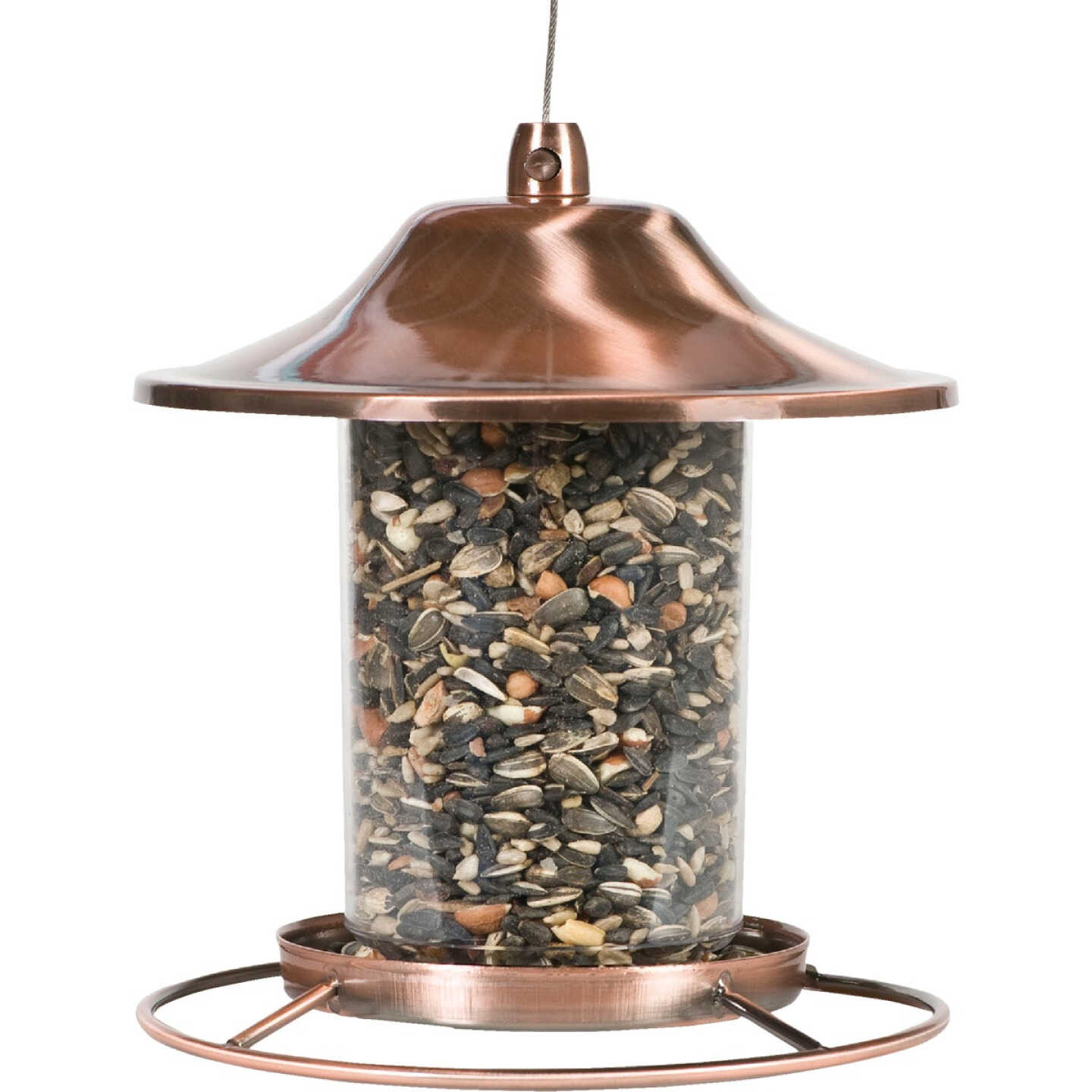 Perky Pet Copper Panorama Bird Feeder Image 1